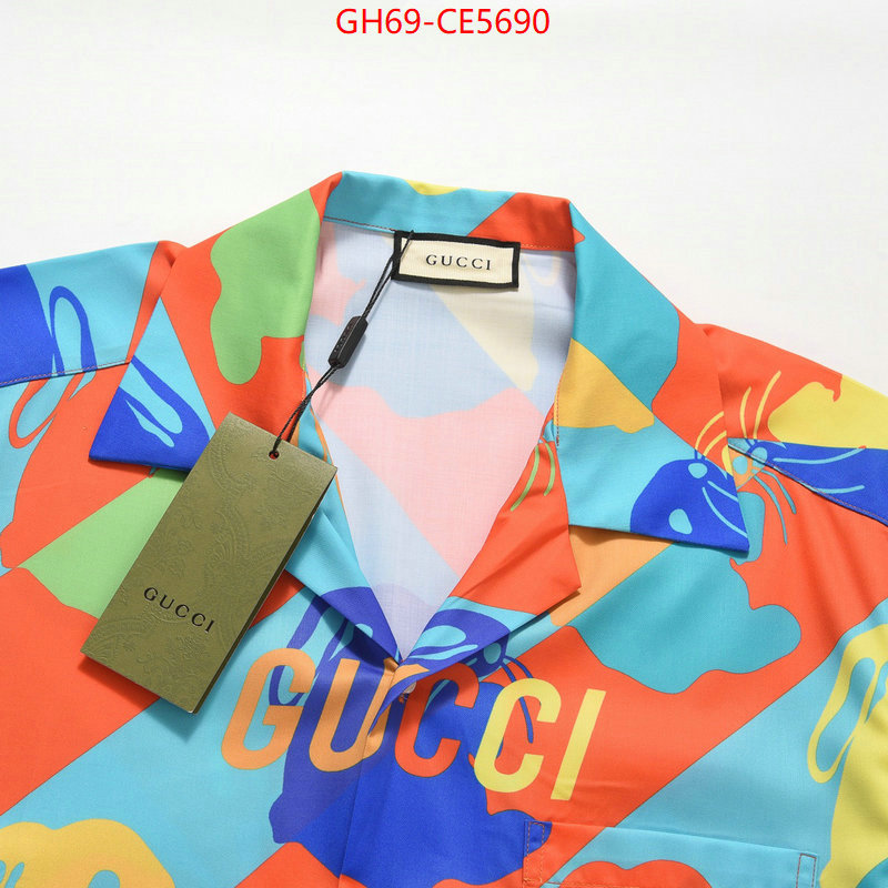 Clothing-Gucci,shop the best high authentic quality replica ID: CE5690,$: 69USD