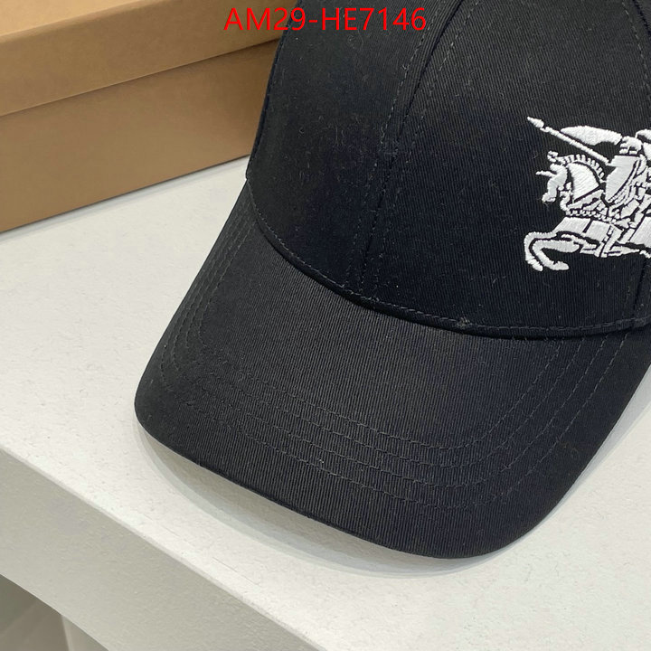 Cap (Hat)-Burberry,fake designer ID: HE7146,$: 29USD