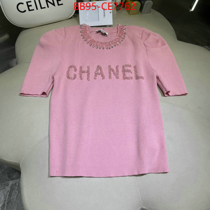 Clothing-Chanel,hot sale ID: CE7762,$: 95USD