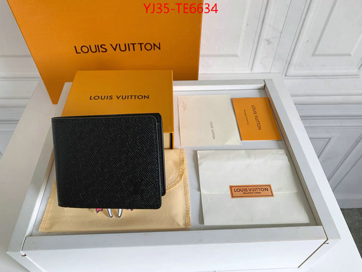 LV Bags(4A)-Wallet,cheap replica designer ID: TE6634,$: 35USD