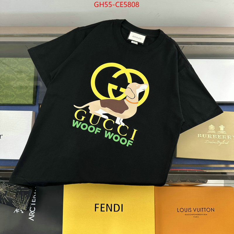 Clothing-Gucci,online china ID: CE5808,$: 55USD