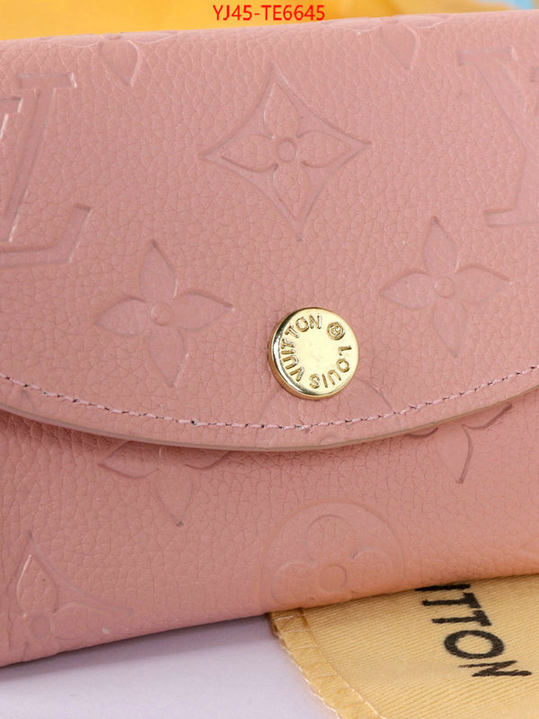 LV Bags(4A)-Wallet,top 1:1 replica ID: TE6645,$: 45USD