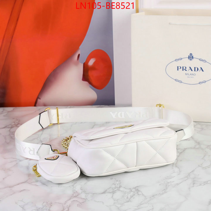 Prada Bags(4A)-Diagonal-,replica aaaaa+ designer ID: BE8521,$: 105USD