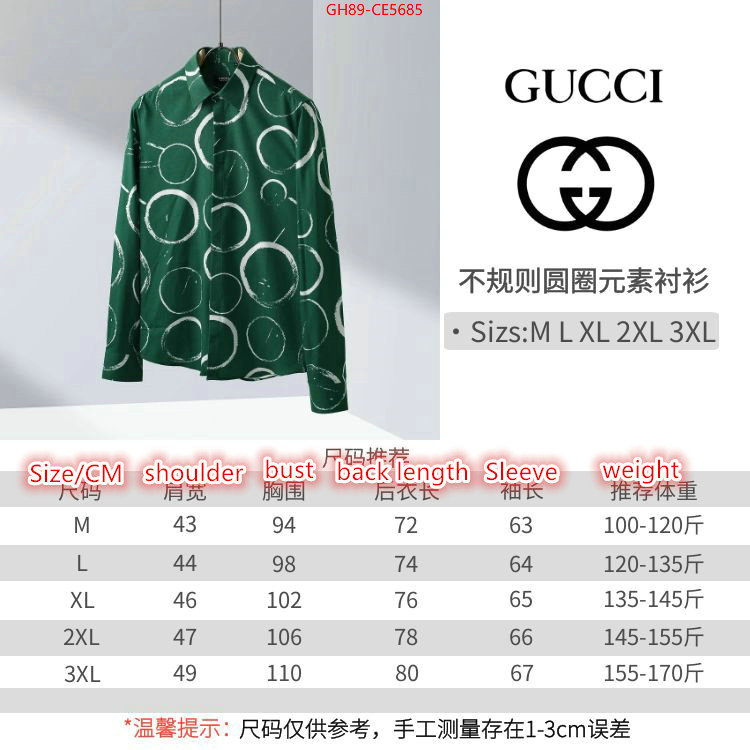 Clothing-Gucci,where can i buy ID: CE5685,$: 89USD