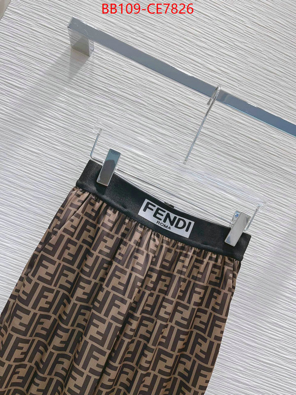 Clothing-Fendi,where can you buy replica ID: CE7826,$: 109USD