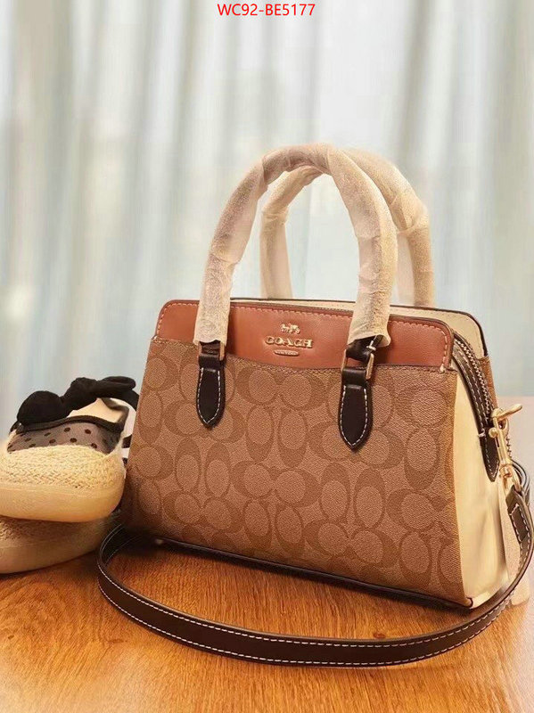 Coach Bags(4A)-Handbag-,buy top high quality replica ID: BE5177,$: 92USD