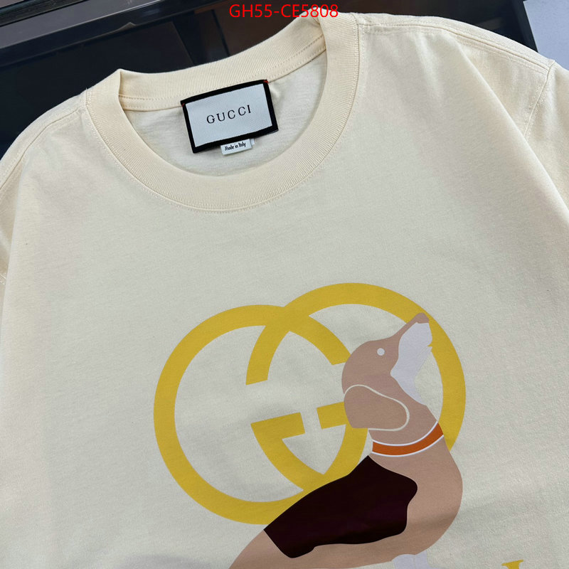 Clothing-Gucci,online china ID: CE5808,$: 55USD