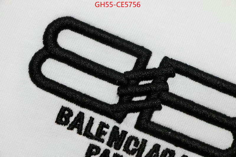 Clothing-Balenciaga,the quality replica ID: CE5756,$: 55USD