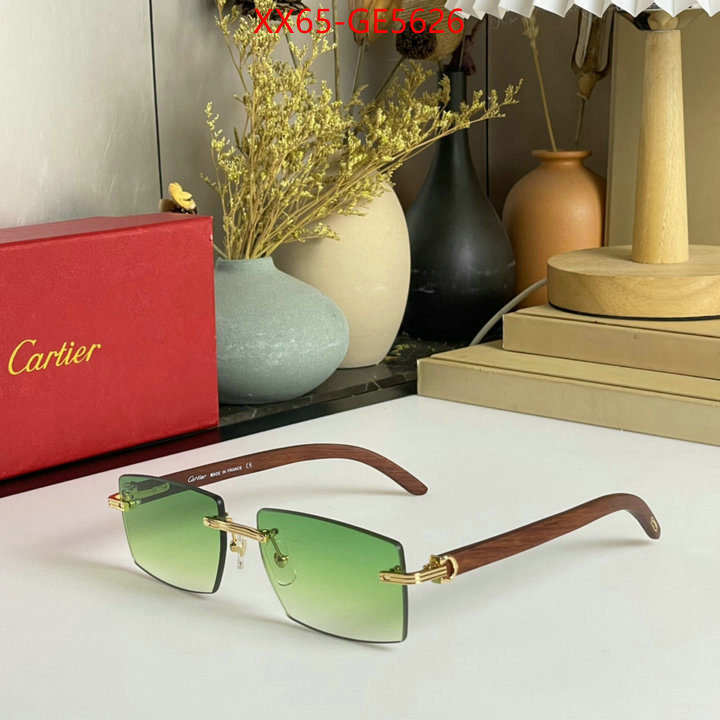 Glasses-Cartier,wholesale replica ID: GE5626,$: 65USD