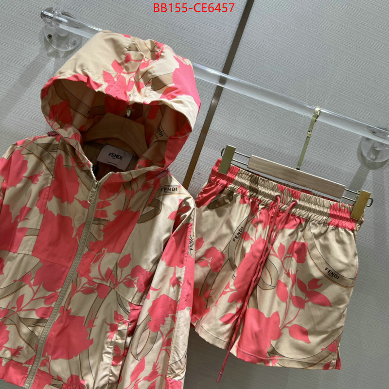 Clothing-Fendi,where to buy replicas ID: CE6457,$: 155USD