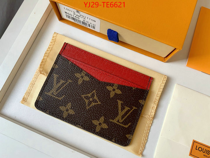 LV Bags(4A)-Wallet,sale outlet online ID: TE6621,$: 29USD