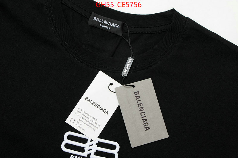 Clothing-Balenciaga,the quality replica ID: CE5756,$: 55USD