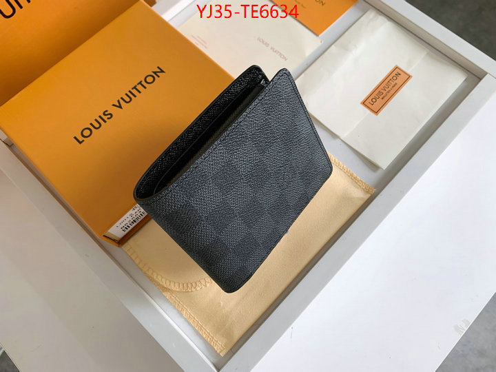 LV Bags(4A)-Wallet,cheap replica designer ID: TE6634,$: 35USD