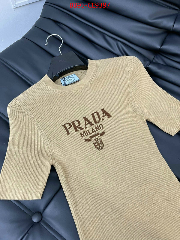 Clothing-Prada,2023 perfect replica designer ID: CE9397,$: 95USD