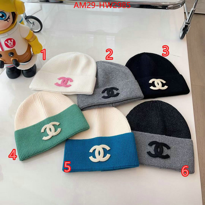 Cap (Hat)-Chanel,how to buy replica shop ID: HW2985,$: 29USD