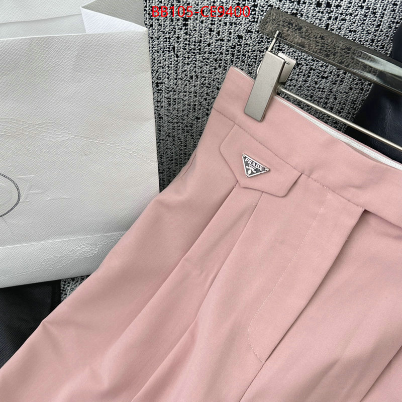 Clothing-Prada,replica aaaaa designer ID: CE9400,$: 105USD