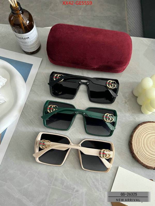 Glasses-Gucci,wholesale designer shop ID: GE5559,$: 42USD