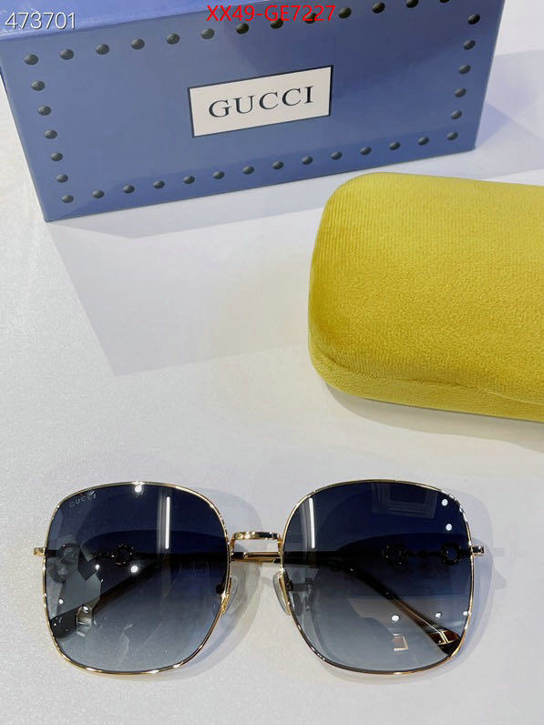 Glasses-Gucci,2023 replica ID: GE7227,$: 49USD