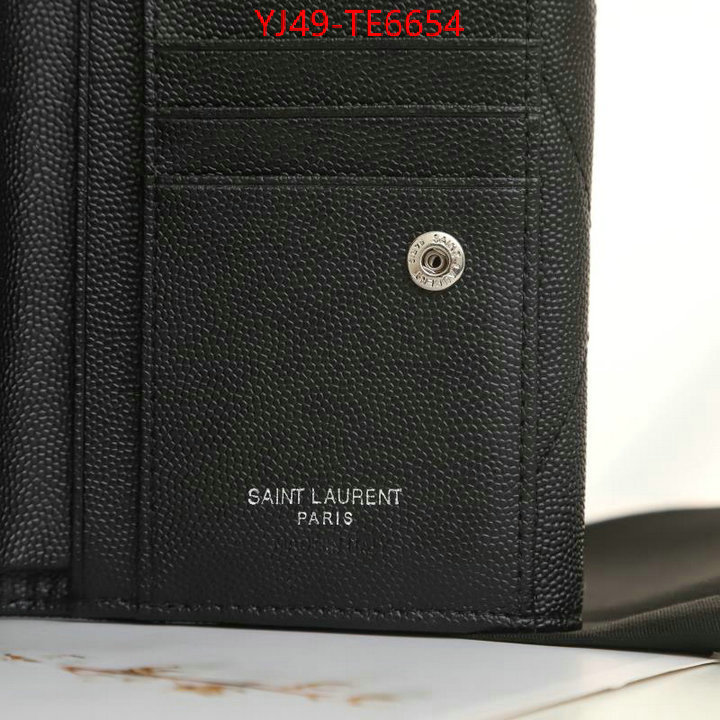 YSL Bag(4A)-Wallet-,only sell high-quality ID: TE6654,$: 49USD