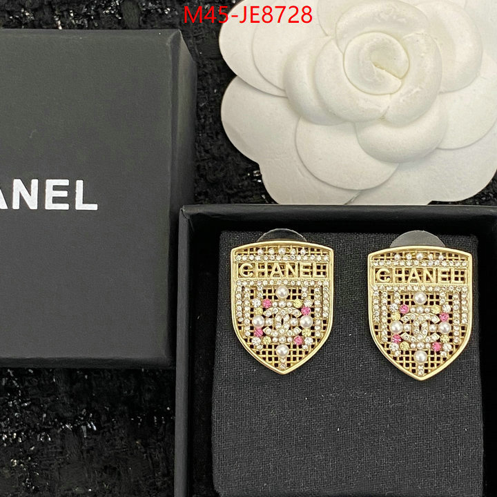 Jewelry-Chanel,replica 2023 perfect luxury ID: JE8728,$: 45USD