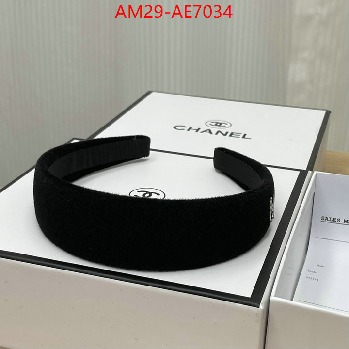 Hair band-Chanel,high quality replica designer ID: AE7034,$: 29USD