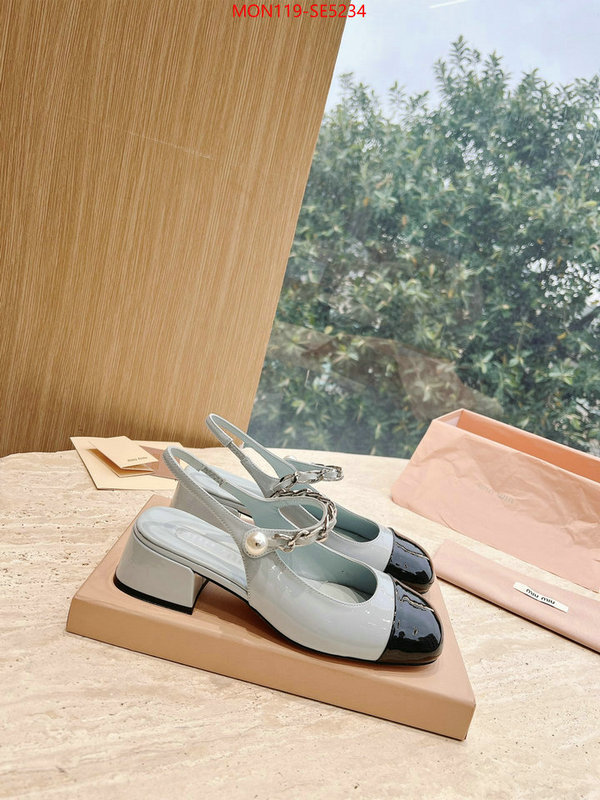 Women Shoes-Miu Miu,only sell high-quality ID: SE5234,$: 119USD