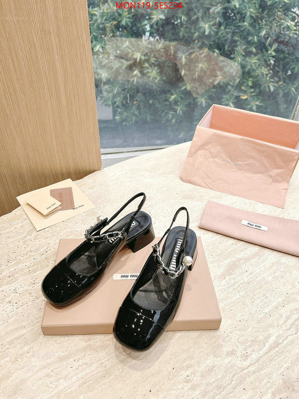 Women Shoes-Miu Miu,only sell high-quality ID: SE5234,$: 119USD