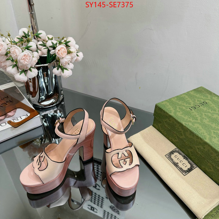 Women Shoes-Gucci,aaaaa replica designer ID: SE7375,$: 145USD
