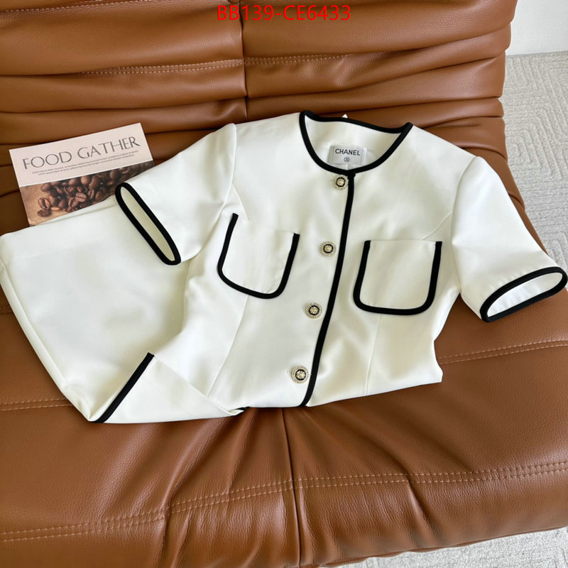 Clothing-Chanel,replica how can you ID: CE6433,$: 139USD