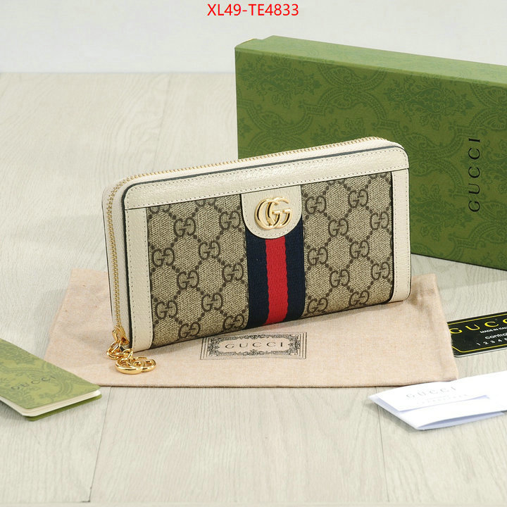 Gucci Bags(4A)-Wallet-,replica 1:1 high quality ID: TE4833,$: 49USD