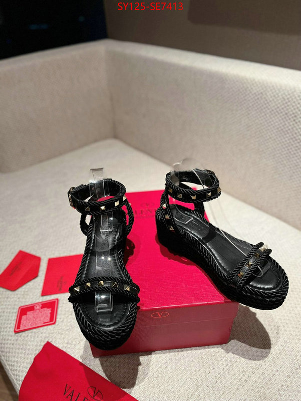 Women Shoes-Valentino,wholesale replica ID: SE7413,$: 125USD