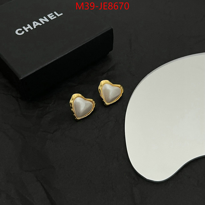 Jewelry-Chanel,cheap wholesale ID: JE8670,$: 39USD