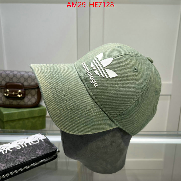 Cap (Hat)-Balenciaga,only sell high-quality ID: HE7128,$: 29USD