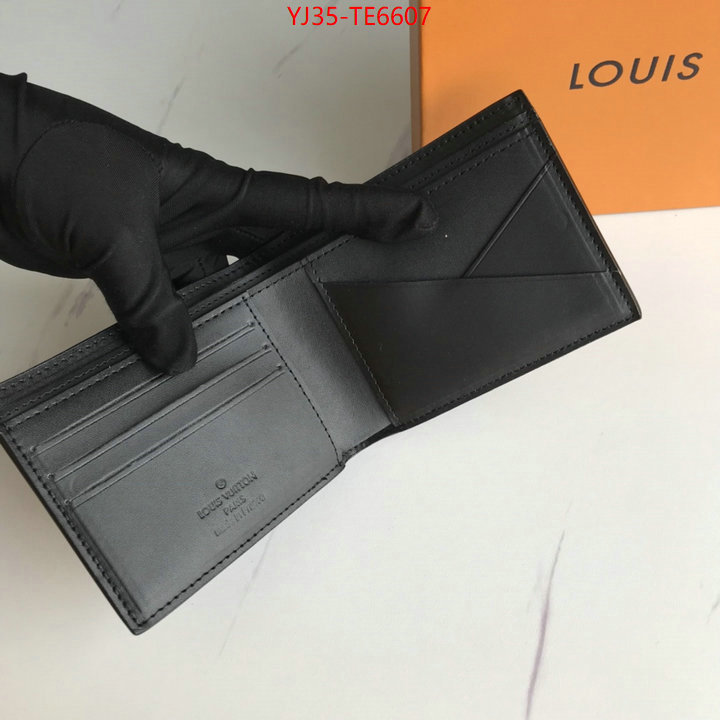 LV Bags(4A)-Wallet,top fake designer ID: TE6607,$: 35USD