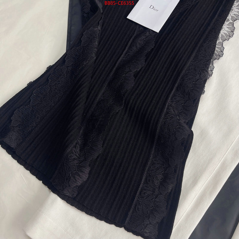 Clothing-Dior,the quality replica ID: CE6355,$: 85USD