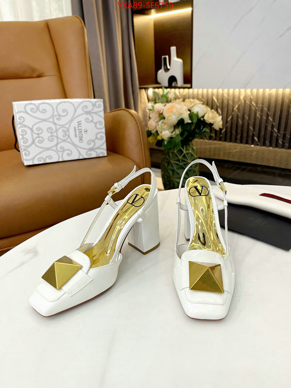 Women Shoes-Valentino,designer 1:1 replica ID: SE6759,$: 89USD