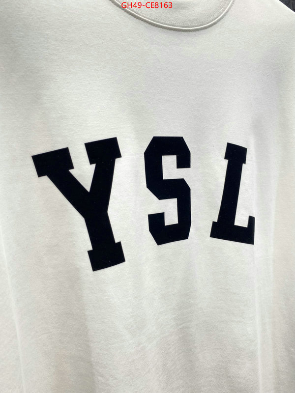 Clothing-YSL,best replica 1:1 ID: CE8163,$: 49USD