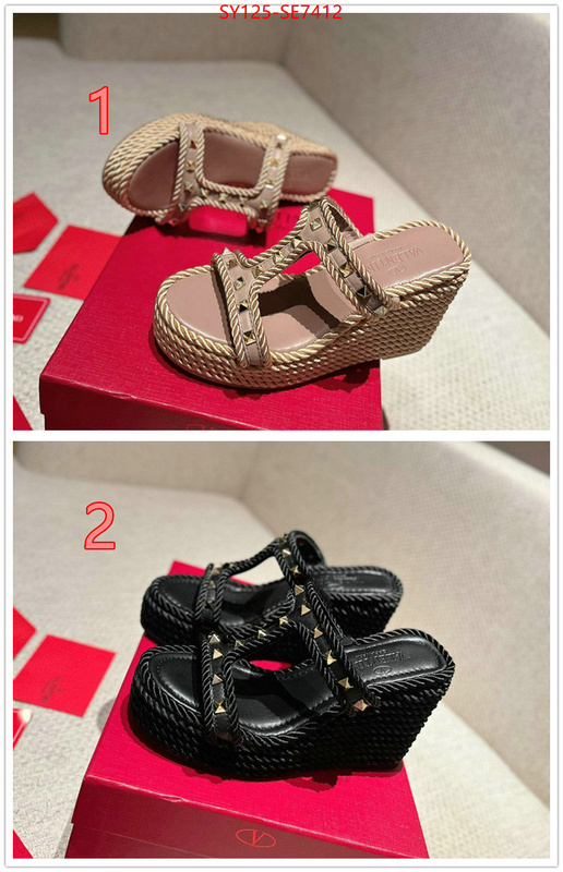 Women Shoes-Valentino,aaaaa+ class replica ID: SE7412,$: 125USD