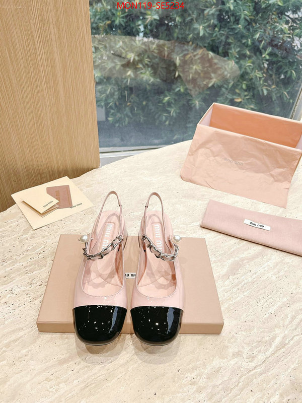 Women Shoes-Miu Miu,only sell high-quality ID: SE5234,$: 119USD