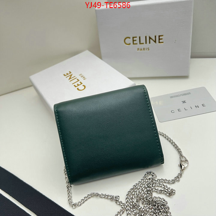 CELINE Bags(4A)-Wallet,first top ID: TE6586,$: 49USD