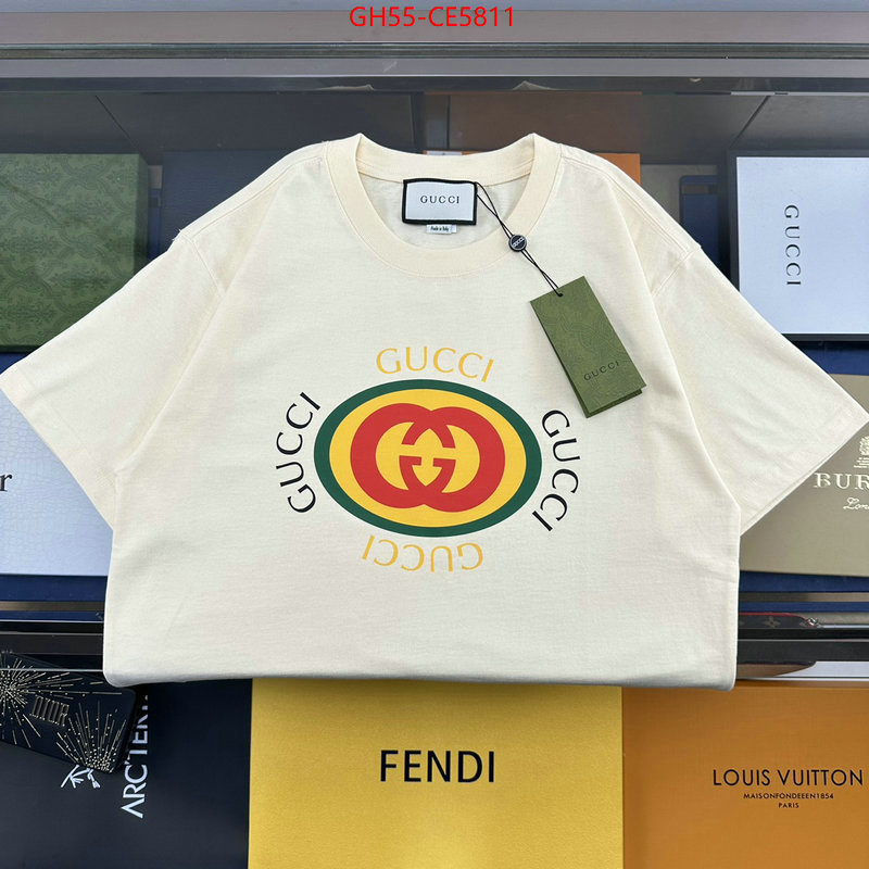 Clothing-Gucci,best fake ID: CE5811,$: 55USD