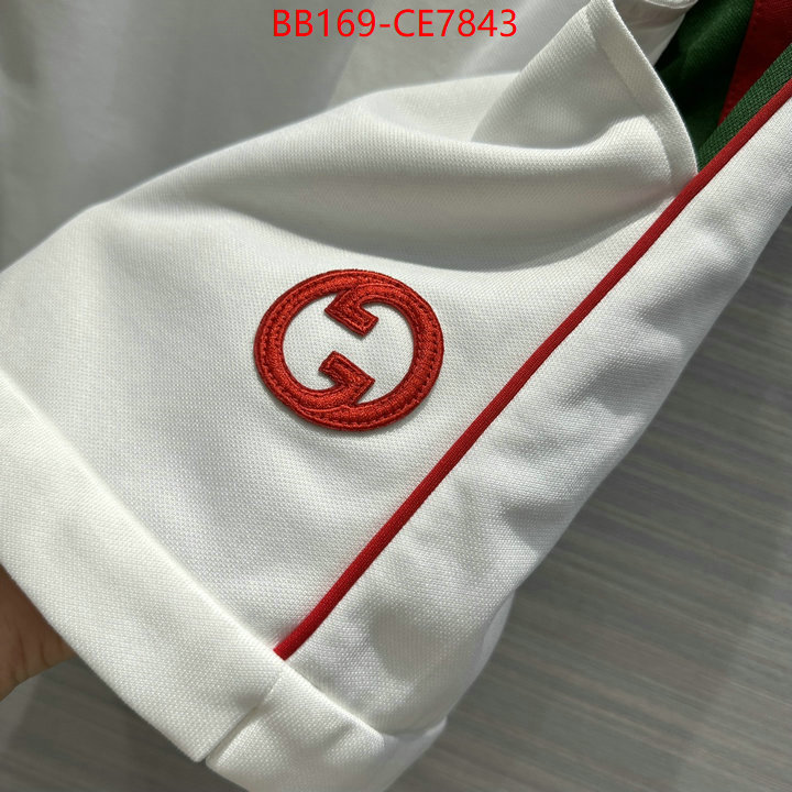 Clothing-Gucci,designer ID: CE7843,$: 169USD