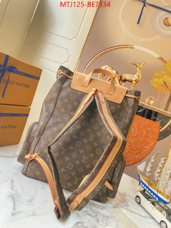 LV Bags(4A)-Backpack-,where to buy ID: BE7334,$: 125USD