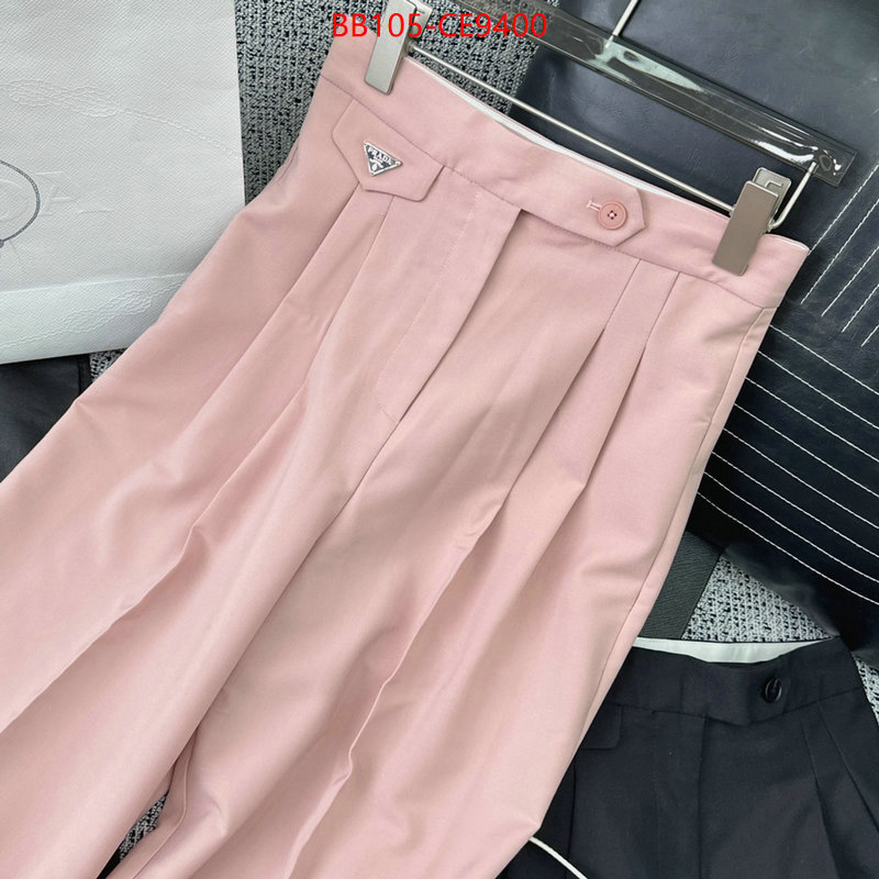 Clothing-Prada,replica aaaaa designer ID: CE9400,$: 105USD