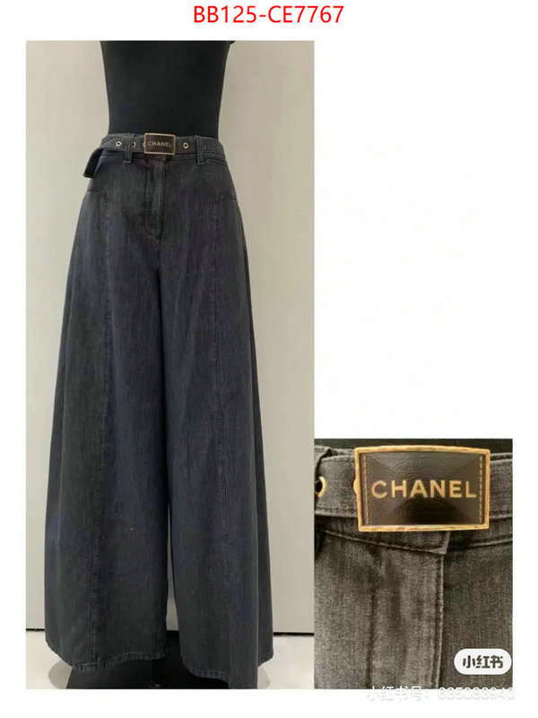 Clothing-Chanel,best replica quality ID: CE7767,$: 125USD