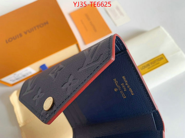 LV Bags(4A)-Wallet,highest quality replica ID: TE6625,$: 35USD