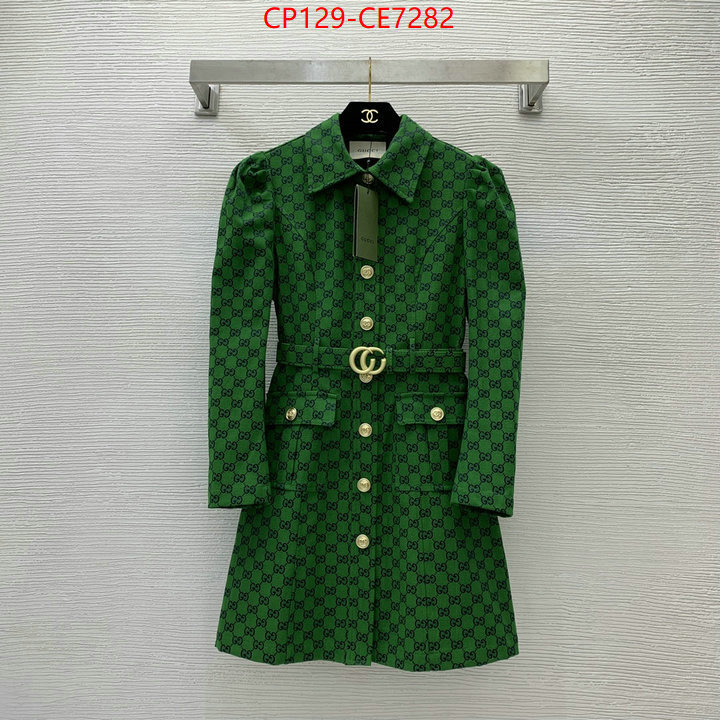 Clothing-Gucci,replica us ID: CE7282,$: 129USD