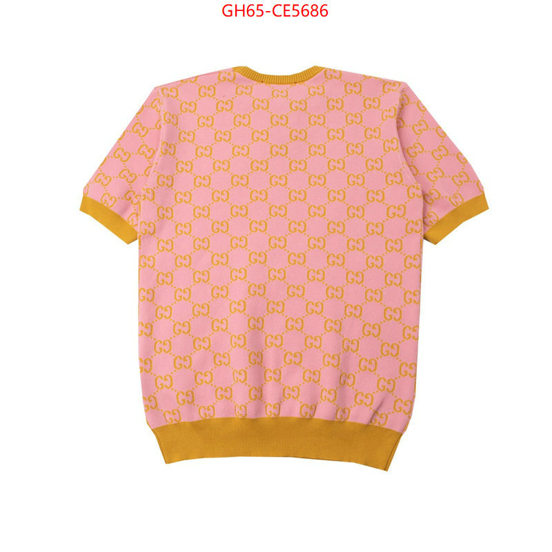 Clothing-Gucci,1:1 ID: CE5686,$: 65USD