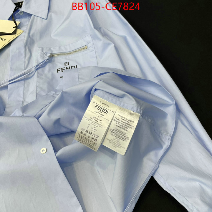 Clothing-Fendi,replica shop ID: CE7824,$: 105USD