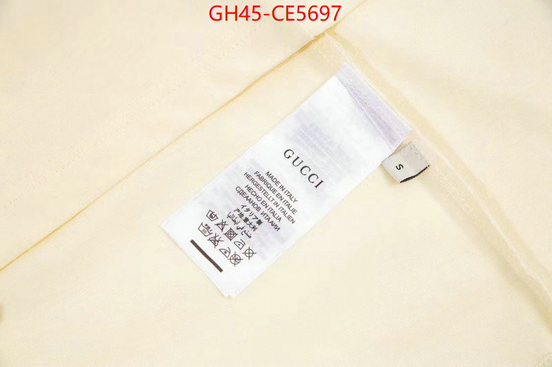 Clothing-Gucci,high quality replica ID: CE5697,$: 45USD